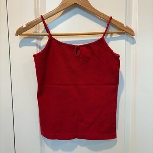 Vintage Y2K Spaghetti Strap Ribbed Tank Top